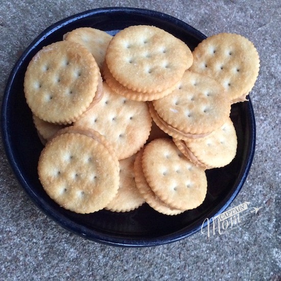 Peanut butter on crackers ~ 7 Ways to Jazz Up Your Child's Peanut butter lunch by Rhonda Franz
