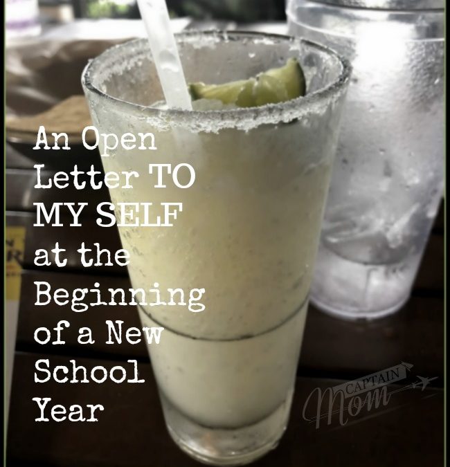 An Open Letter to My Self at the Start of a New School Year