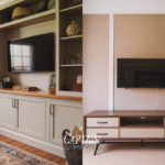 TV Stand Decor That Hides Toys