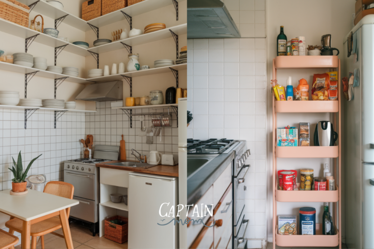 Storage for a Small Kitchen With No Pantry